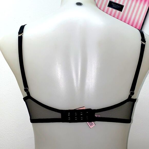 🔥VICTORIA SECRET BRA DREAM ANGEL LINED DEMI SZ 32D New - Picture 2 of 6